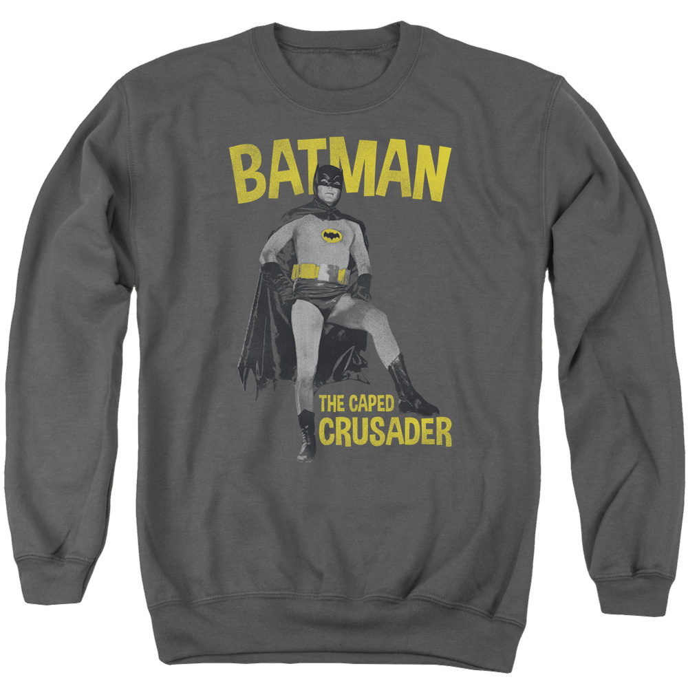 Batman - Classic TV Series Caped Crusader - Men's Crewneck Sweatshirt Men's Crewneck Sweatshirt Batman
