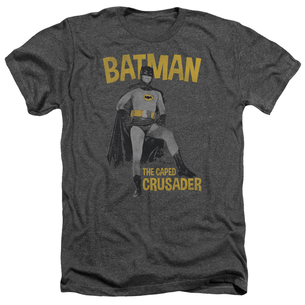 Batman - Classic TV Series Caped Crusader - Men's Heather T-Shirt Men's Heather T-Shirt Batman