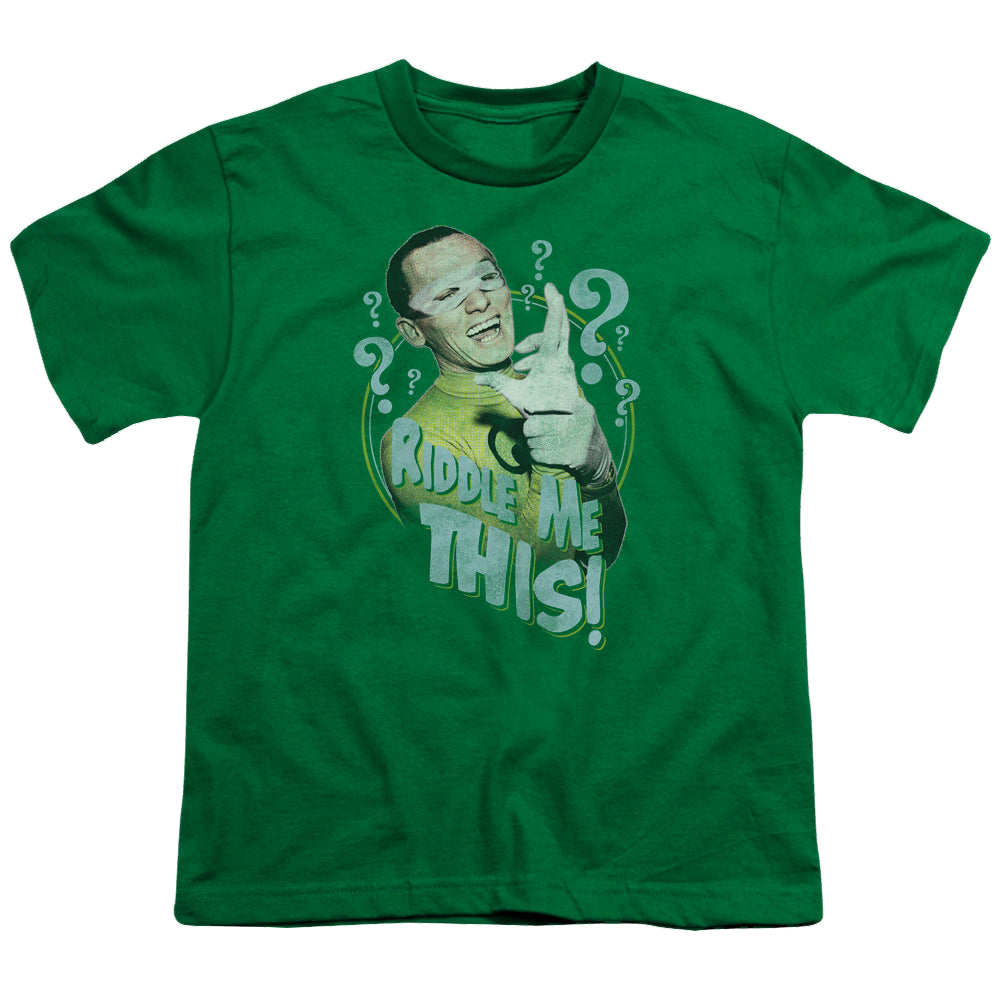 Batman Classic TV Series Riddle Me This - Youth T-Shirt Youth T-Shirt (Ages 8-12) Batman