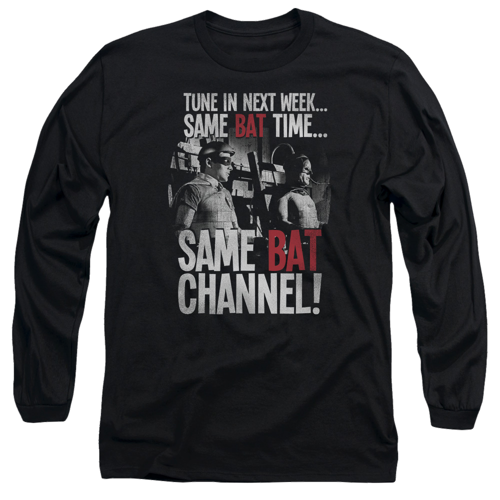 Batman - Classic TV Series Bat Channel - Men's Long Sleeve T-Shirt Men's Long Sleeve T-Shirt Batman