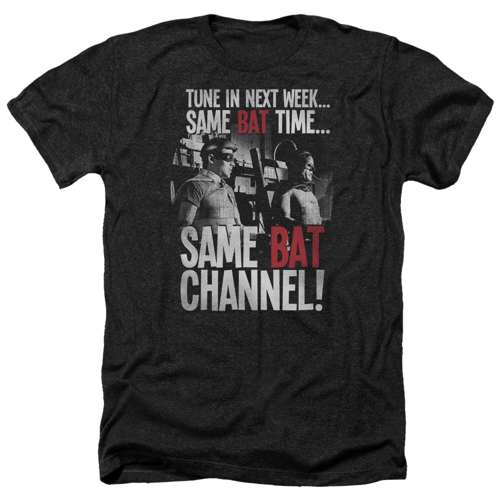 Batman - Classic TV Series Bat Channel - Men's Heather T-Shirt Men's Heather T-Shirt Batman
