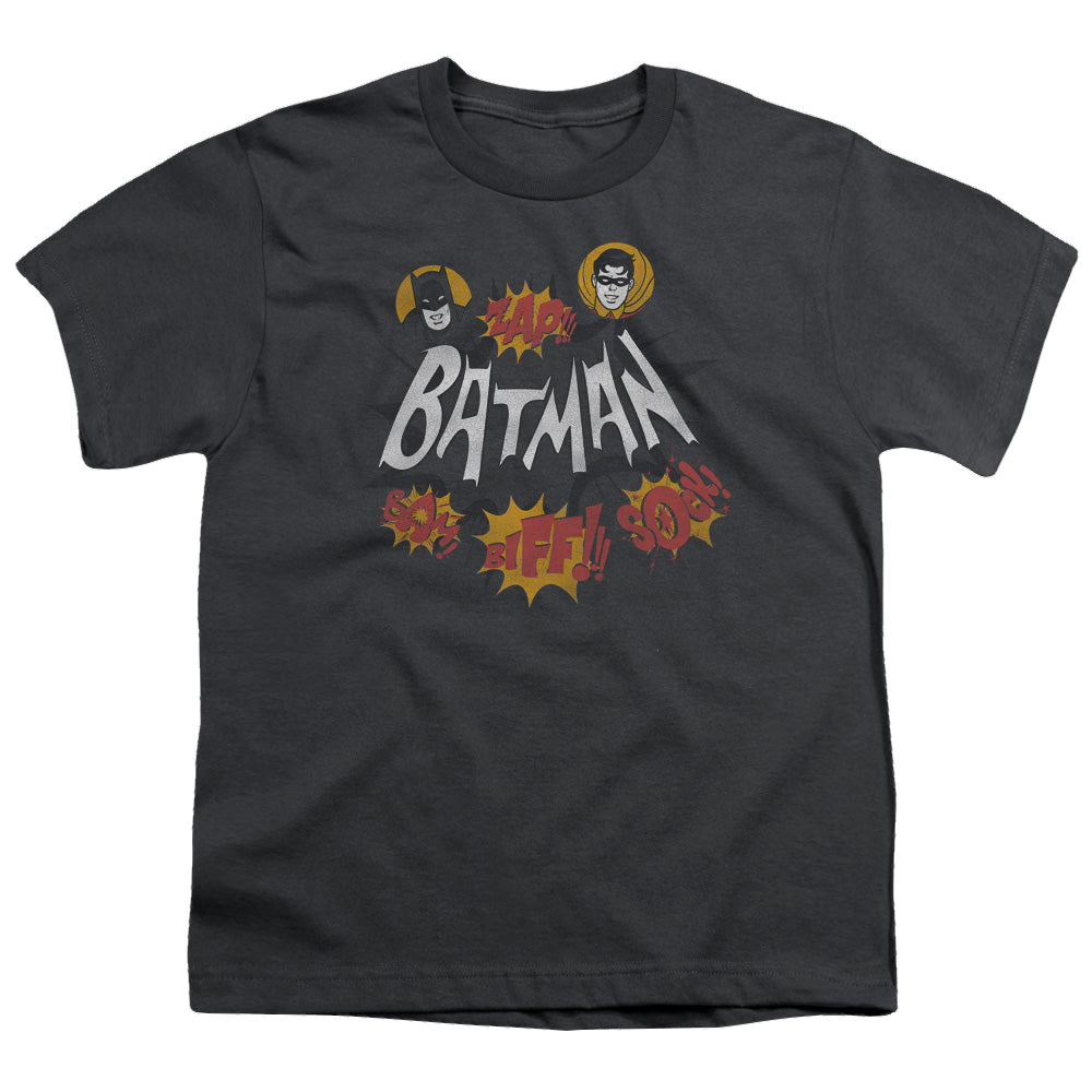 Batman Classic TV Series Sound Effects - Youth T-Shirt Youth T-Shirt (Ages 8-12) Batman