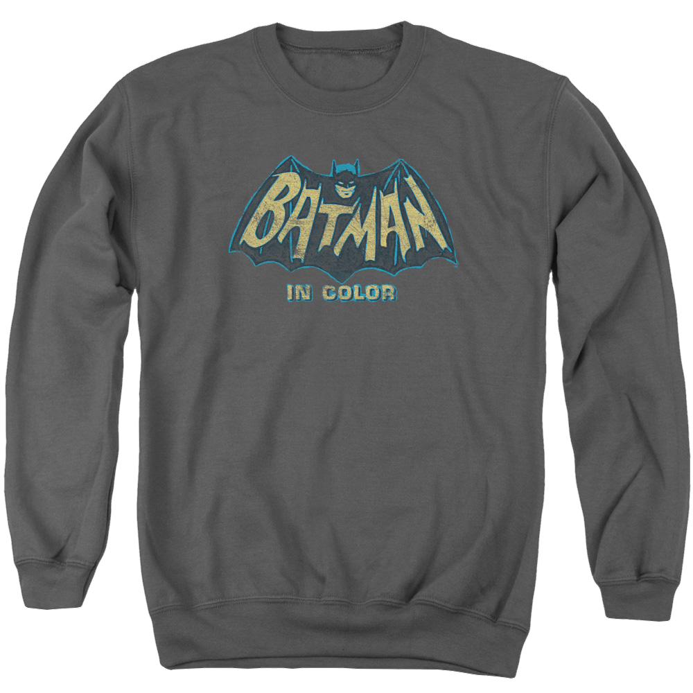 Batman - Classic TV Series In Color - Men's Crewneck Sweatshirt Men's Crewneck Sweatshirt Batman