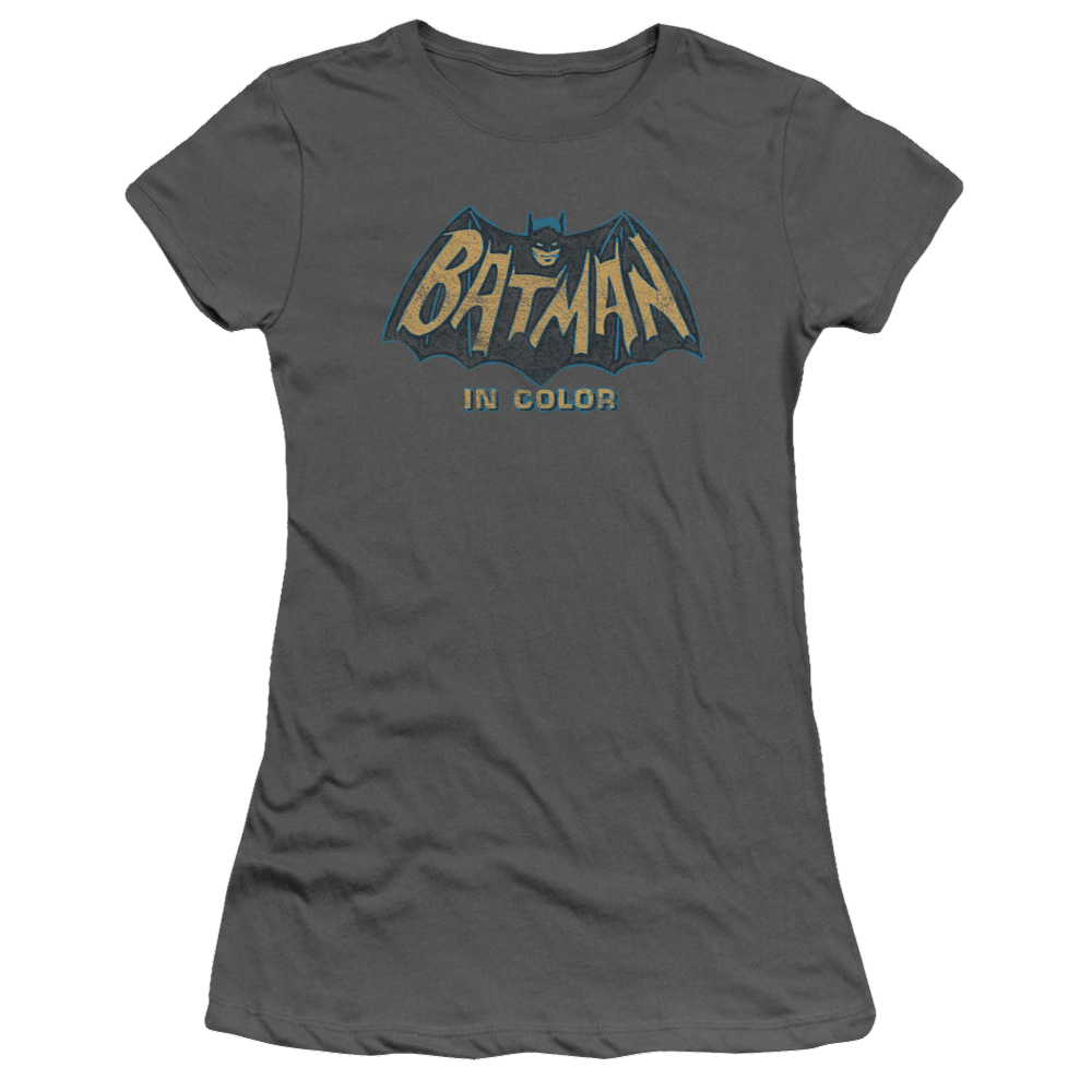 Batman - Classic TV Series In Color - Juniors T-Shirt Juniors T-Shirt Batman