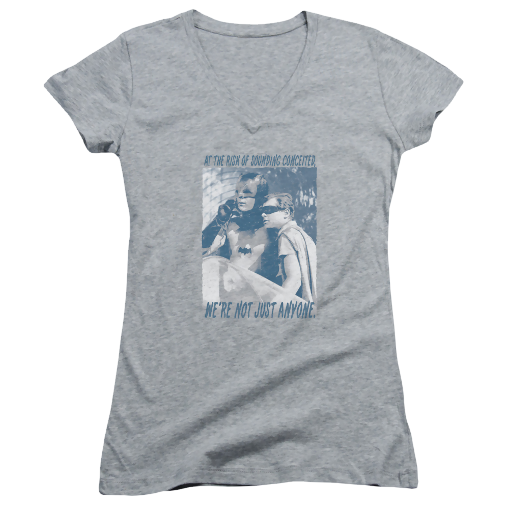 Batman - Classic TV Series Boogie Nights - Juniors V-Neck T-Shirt Juniors V-Neck T-Shirt Batman