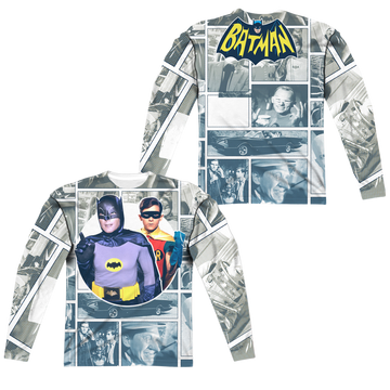 Batman - Classic TV Series 60s Panels Men's All-Over Print T-Shirt Men's All-Over Print Long Sleeve Batman
