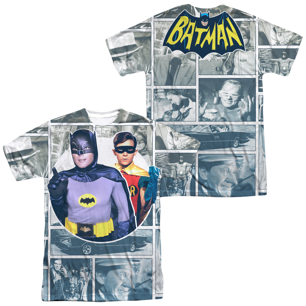 Batman - Classic TV Series 60s Panels Men's All Over Print T-Shirt Men's All-Over Print T-Shirt Batman