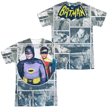Batman - Classic TV Series 60s Panels Men's All Over Print T-Shirt Men's All-Over Print T-Shirt Batman