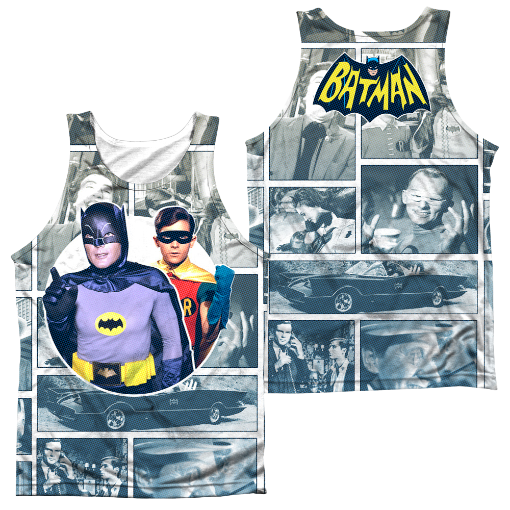 Batman - Classic TV Series 60s Panels Men's All Over Print Tank Men's All Over Print Tank Batman