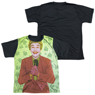 Batman Classic TV Series Jokes On You youth black back t-shirt for ages 8 to 12