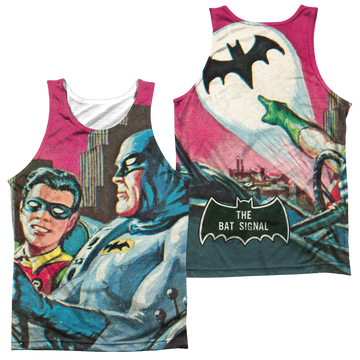 Batman - Classic TV Series Bat Signal Men's All Over Print Tank Men's All Over Print Tank Batman