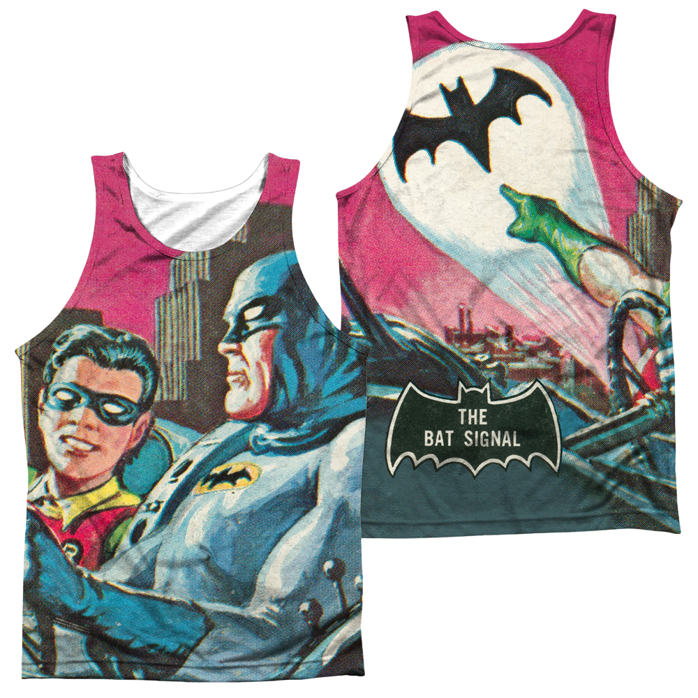 Batman - Classic TV Series Bat Signal Men's All Over Print Tank Men's All Over Print Tank Batman