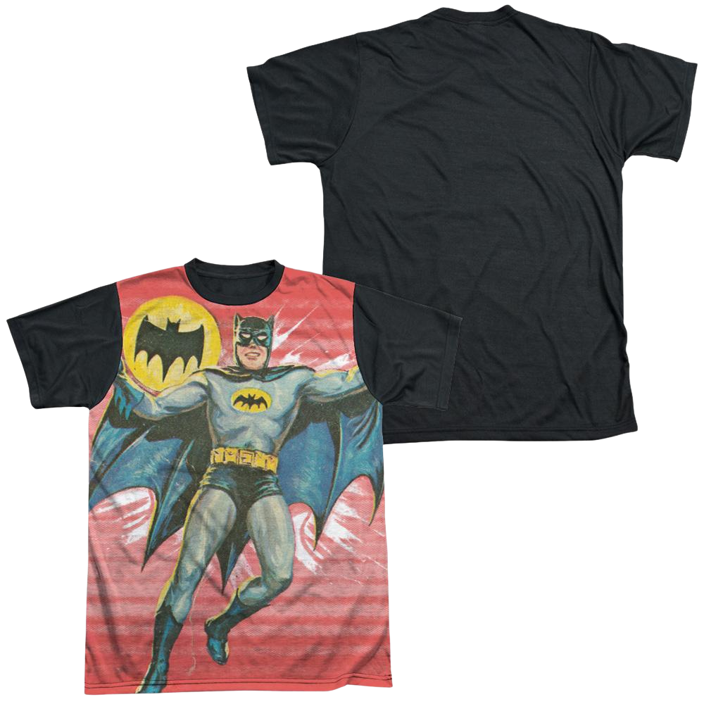 Batman - Classic TV Series Wrong Question - Men's Black Back T-Shirt Men's Black Back T-Shirt Batman