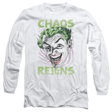 Batman - Classic TV Series Chaos Reigns - Men's Long Sleeve T-Shirt Men's Long Sleeve T-Shirt Batman