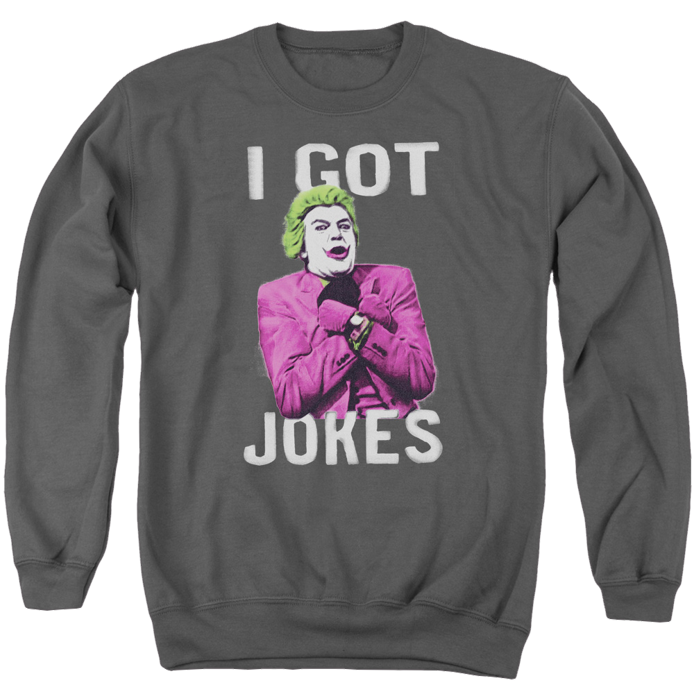 Batman - Classic TV Series Got Jokes - Men's Crewneck Sweatshirt Men's Crewneck Sweatshirt Batman