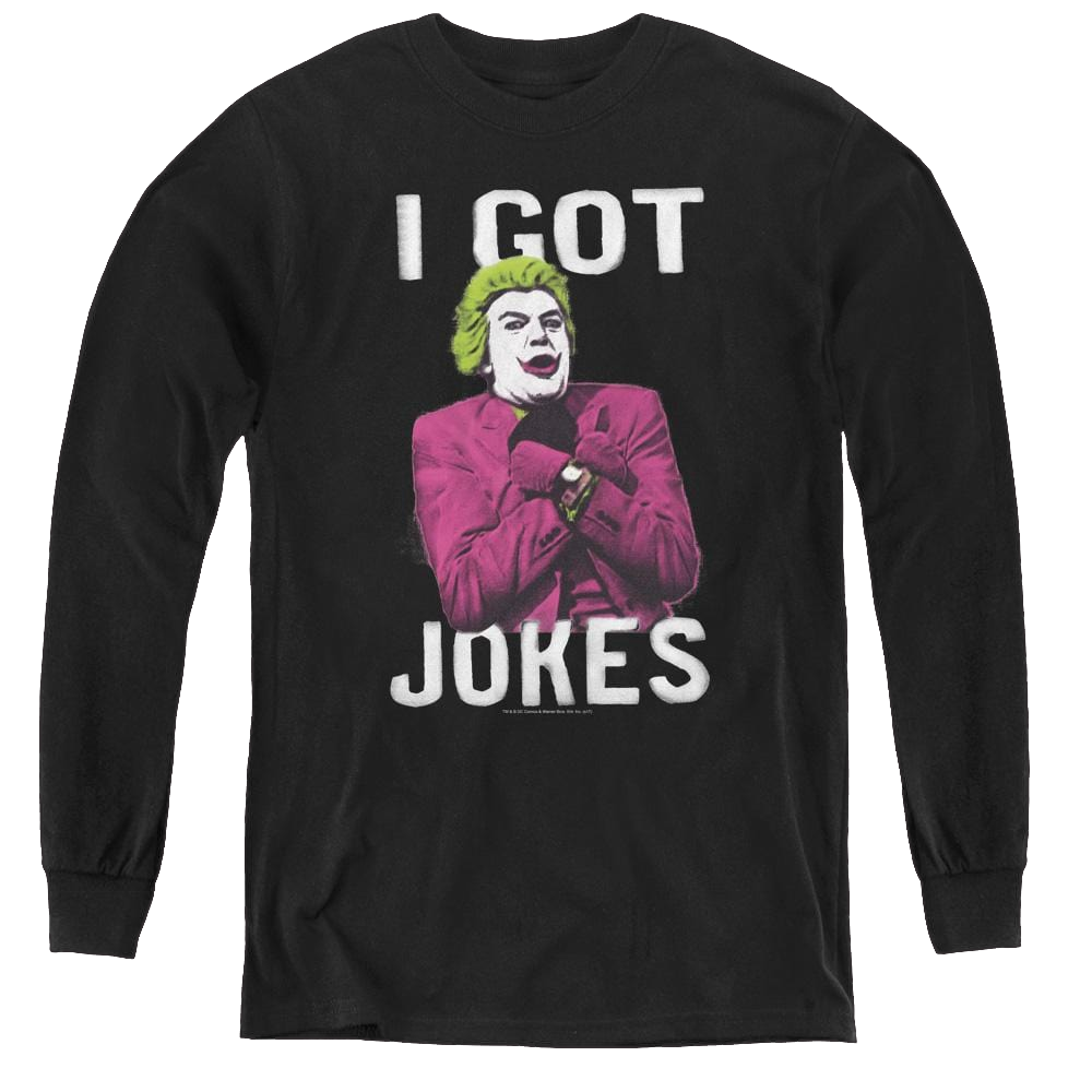 Batman Classic Tv Series Got Jokes - Youth Long Sleeve T-Shirt Youth Long Sleeve T-Shirt Batman