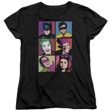 Batman - Classic TV Series Pop Cast - Women's T-Shirt Women's T-Shirt Batman