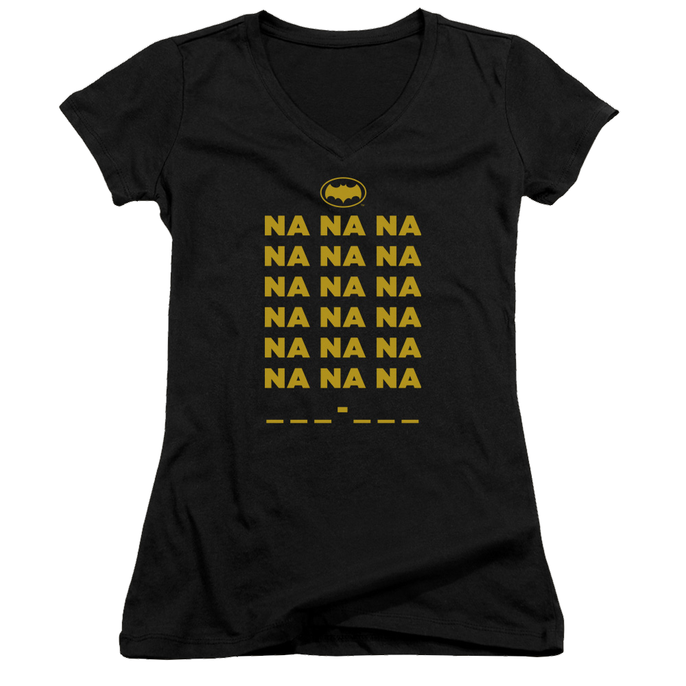 Batman - Classic TV Series Na Na Na - Juniors V-Neck T-Shirt Juniors V-Neck T-Shirt Batman