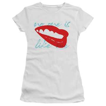White juniors t-shirt with Birds of Prey Face It graphic