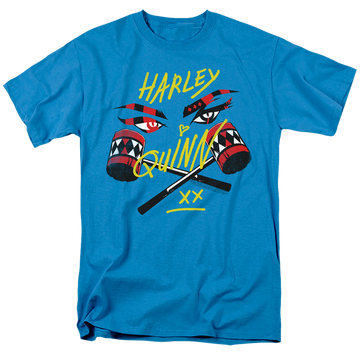 Turquoise men's regular fit t-shirt with Birds of Prey In My Eyes graphic