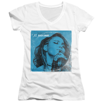 Birds of Prey Blue Canary - Juniors V-Neck T-Shirt Juniors V-Neck T-Shirt Birds of Prey