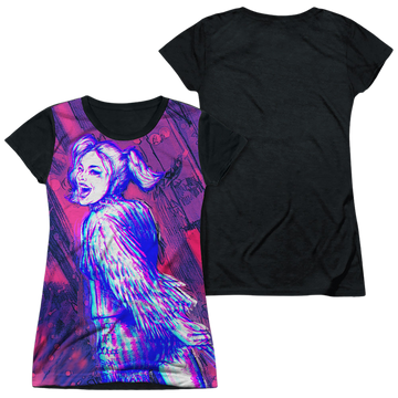 Birds of Prey Harleys Night Out juniors black back t-shirt