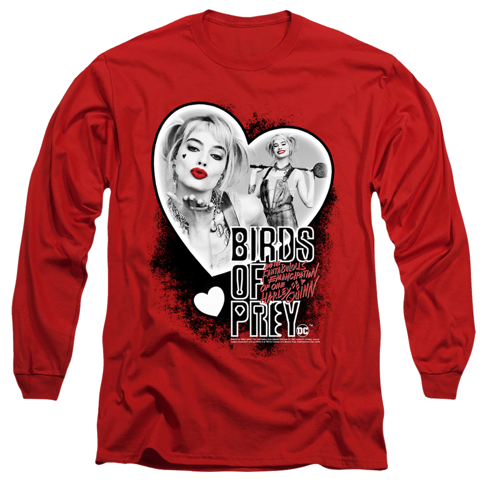 Birds of Prey Heart Harley - Men's Long Sleeve T-Shirt Men's Long Sleeve T-Shirt Birds of Prey