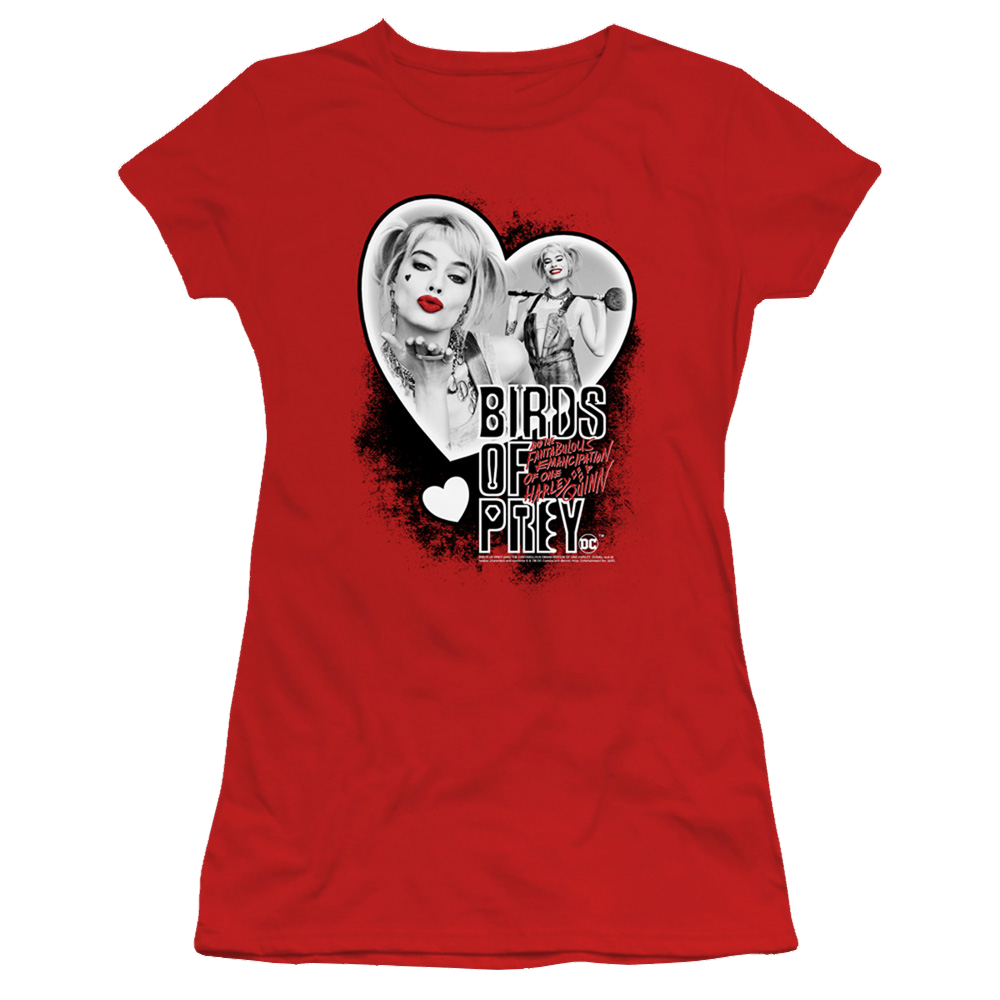 Birds of Prey Heart Harley - Juniors T-Shirt Juniors T-Shirt Birds of Prey