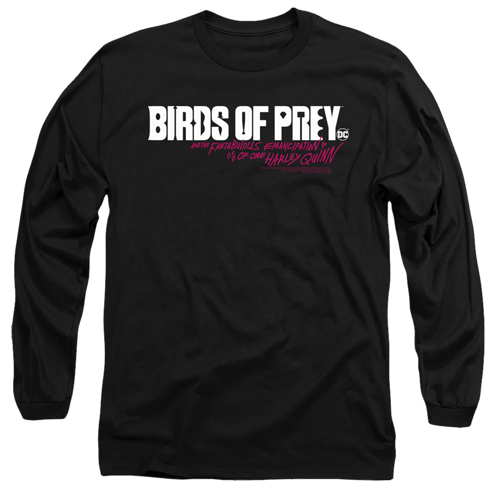Birds of Prey Horizontal Logo - Men's Long Sleeve T-Shirt Men's Long Sleeve T-Shirt Birds of Prey