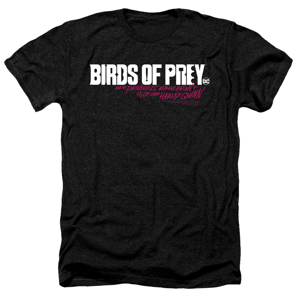 Birds of Prey Horizontal Logo - Men's Heather T-Shirt Men's Heather T-Shirt Birds of Prey