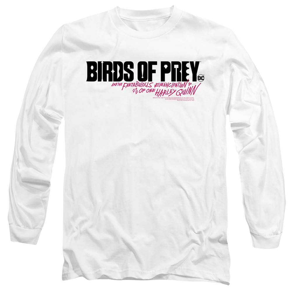Birds of Prey Horizontal Logo - Men's Long Sleeve T-Shirt Men's Long Sleeve T-Shirt Birds of Prey