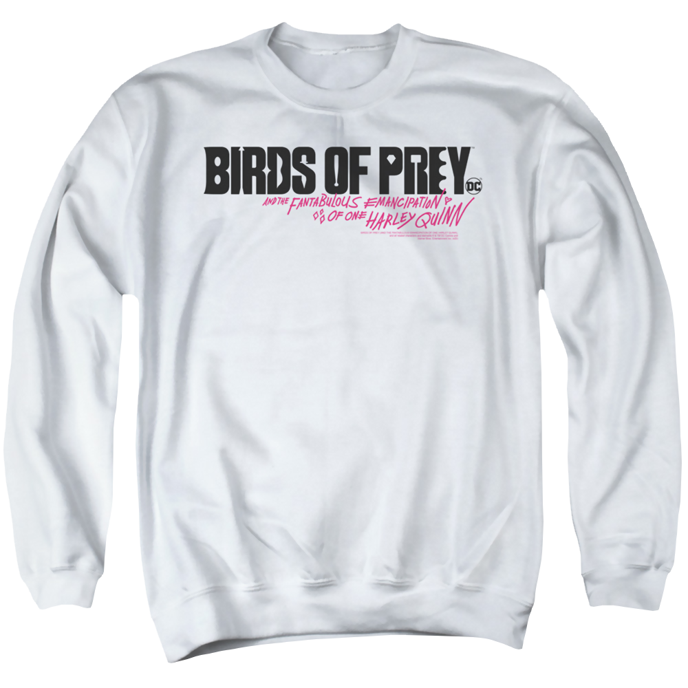 Birds of Prey Horizontal Logo - Men's Crewneck Sweatshirt Men's Crewneck Sweatshirt Birds of Prey