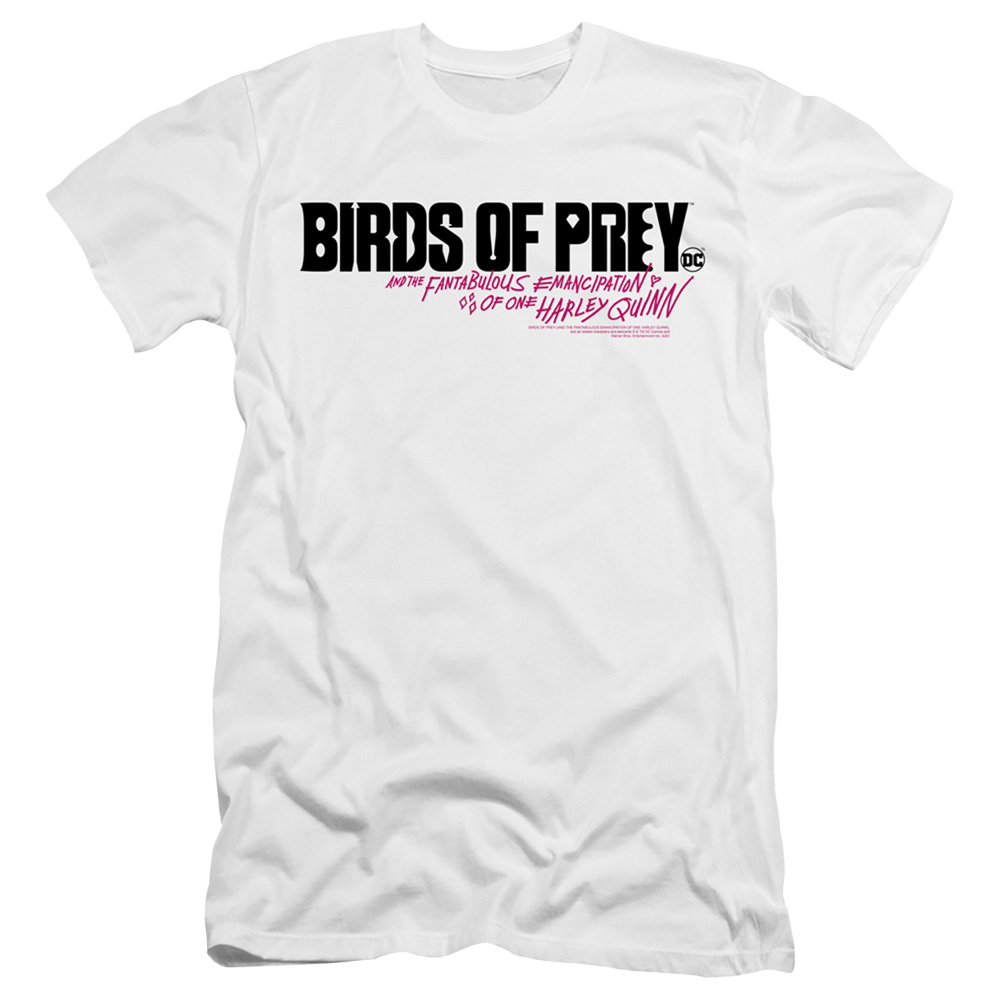 Birds of Prey Horizontal Logo - Men's Premium Slim Fit T-Shirt Men's Premium Slim Fit T-Shirt Birds of Prey