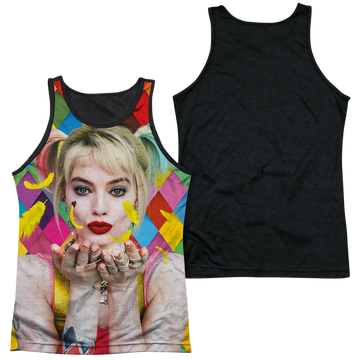 Birds of Prey Feathers men's black back tank
