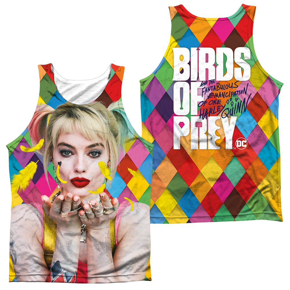 Birds of Prey Feathers (Front/Back Print) - Men's All Over Print Tank Top Men's All Over Print Tank Birds of Prey