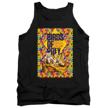 Black men's tank with Birds of Prey Couch graphic