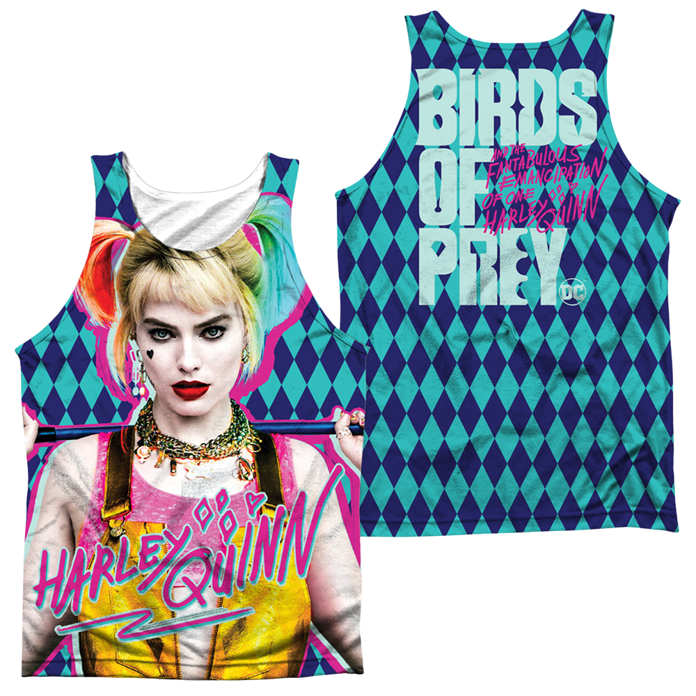 Birds of Prey Emancipation (Front/Back Print) - Men's All Over Print Tank Top Men's All Over Print Tank Birds of Prey