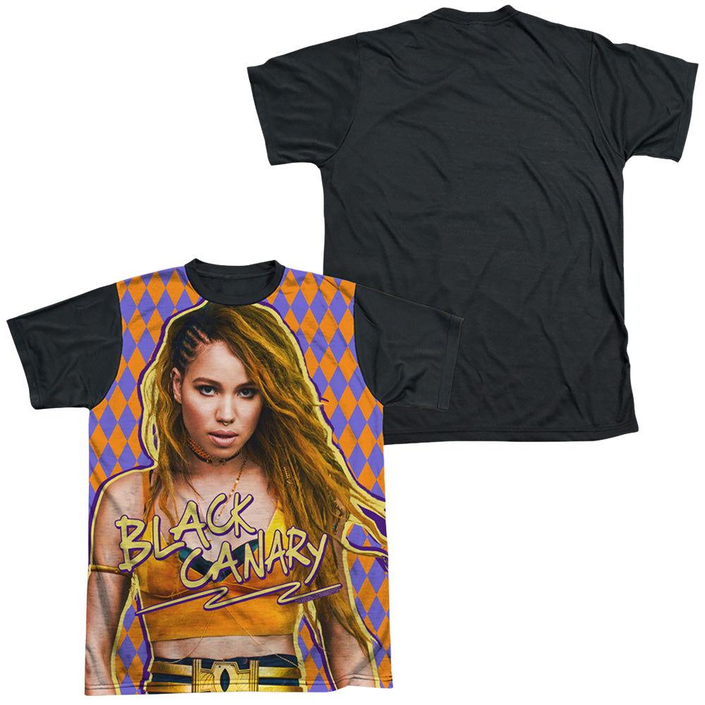 Birds of Prey Black Canary - Men's Black Back T-Shirt Men's Black Back T-Shirt Birds of Prey