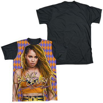 Birds of Prey Black Canary men's black back t-shirt