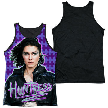 Birds of Prey Huntress men's black back tank