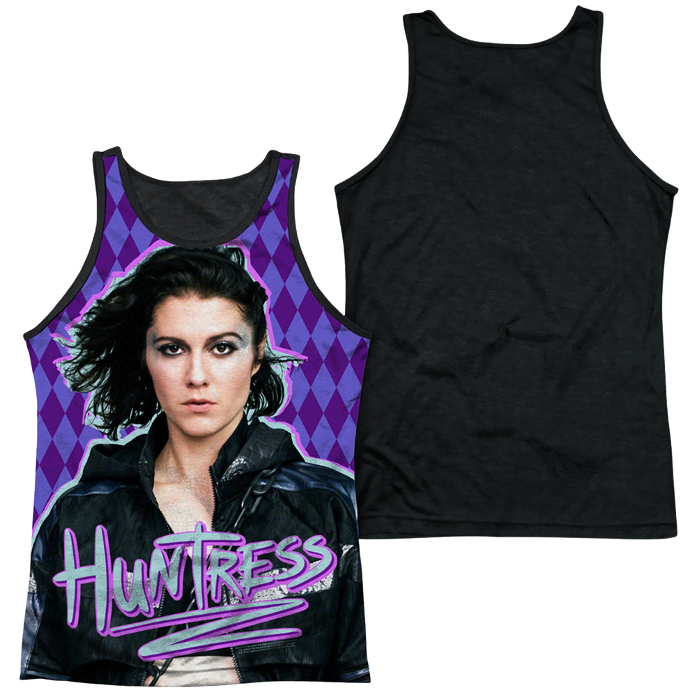 Birds of Prey Huntress - Men's Black Back Tank Top Men's Black Back Tank Birds of Prey