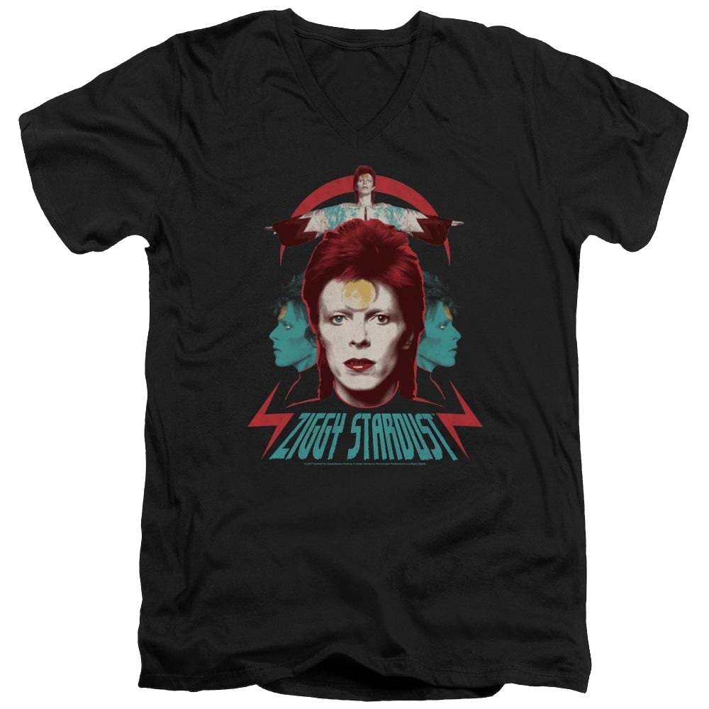 David Bowie Ziggy Heads - Men's V-Neck T-Shirt Men's V-Neck T-Shirt David Bowie