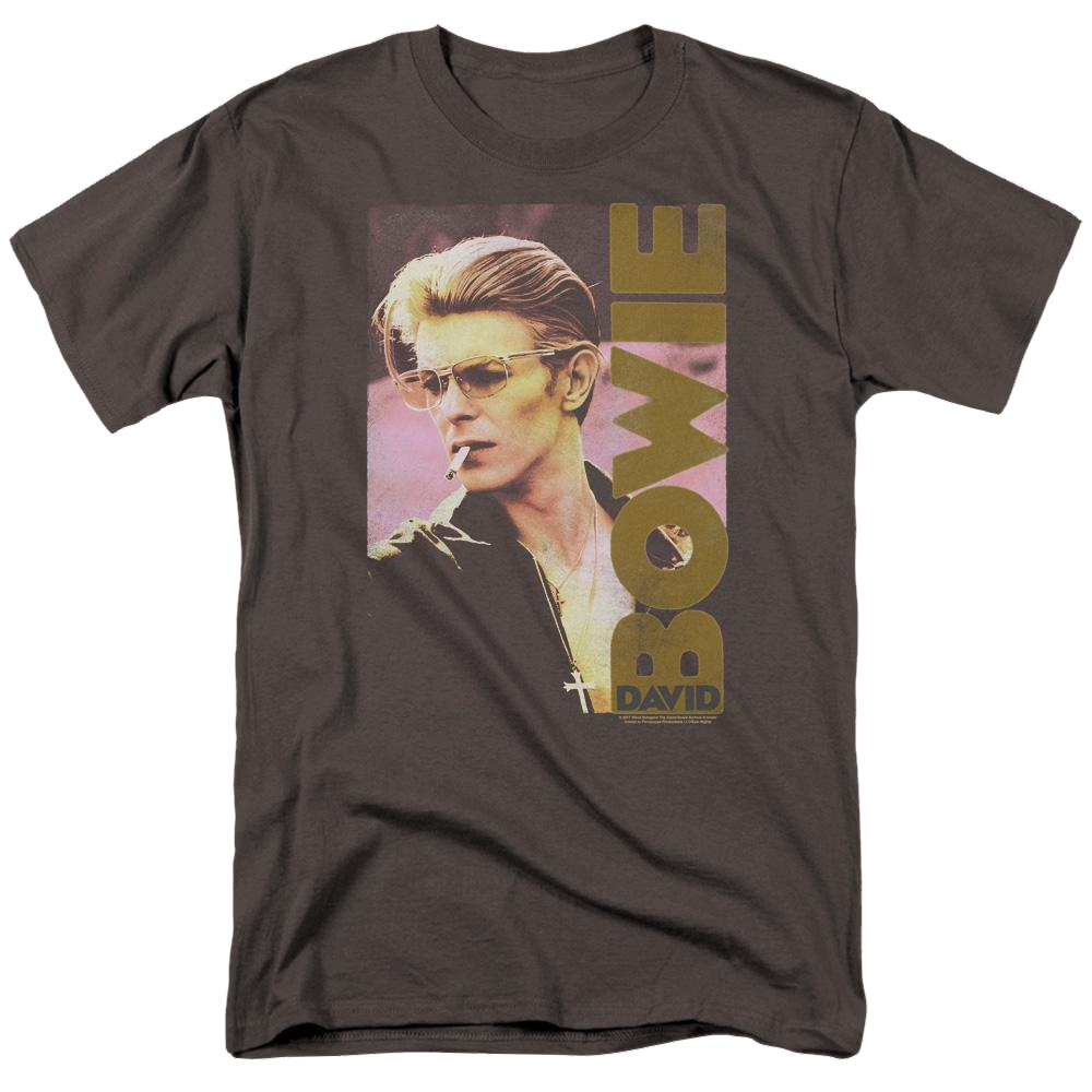 David Bowie Smokin - Men's Regular Fit T-Shirt Men's Regular Fit T-Shirt David Bowie