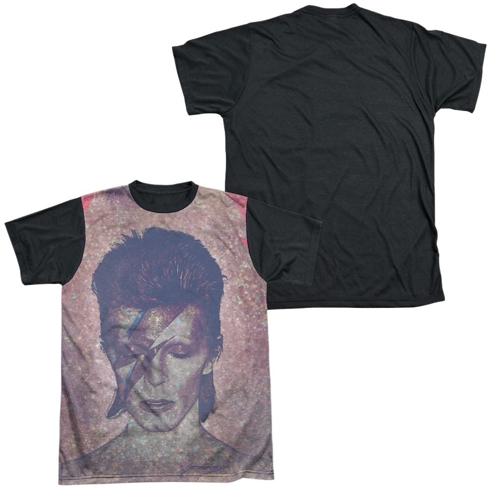 David Bowie Glam - Men's Black Back T-Shirt Men's Black Back T-Shirt David Bowie