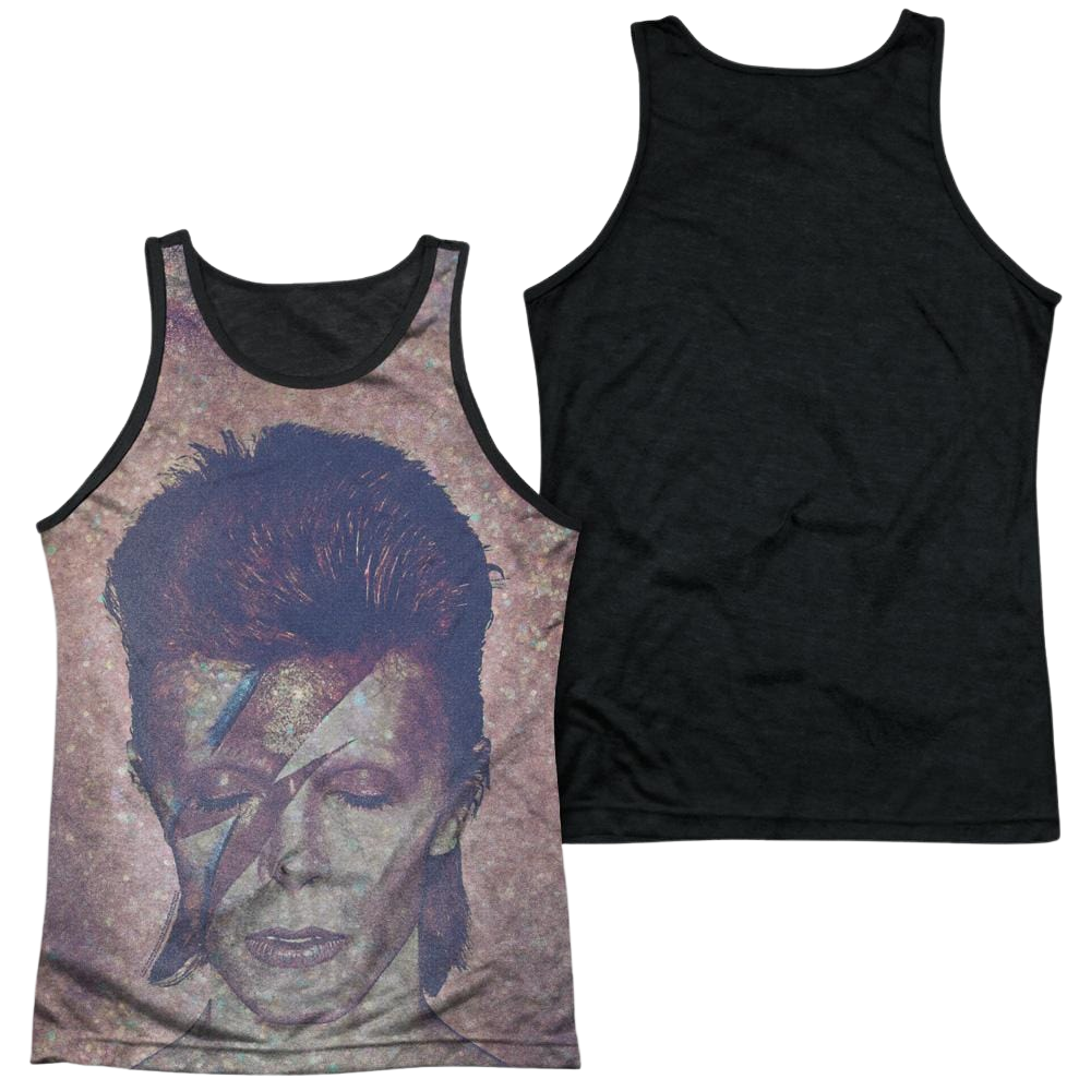 David Bowie Glam Men's Black Back Tank Men's Black Back Tank David Bowie