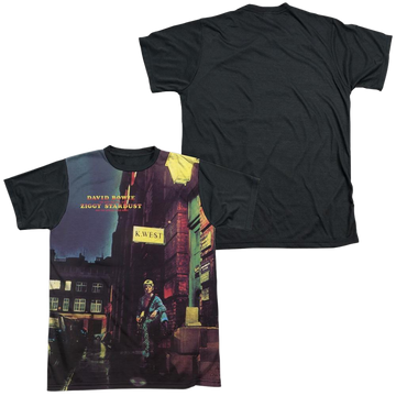 David Bowie Ziggy Star Dust men's black back t-shirt