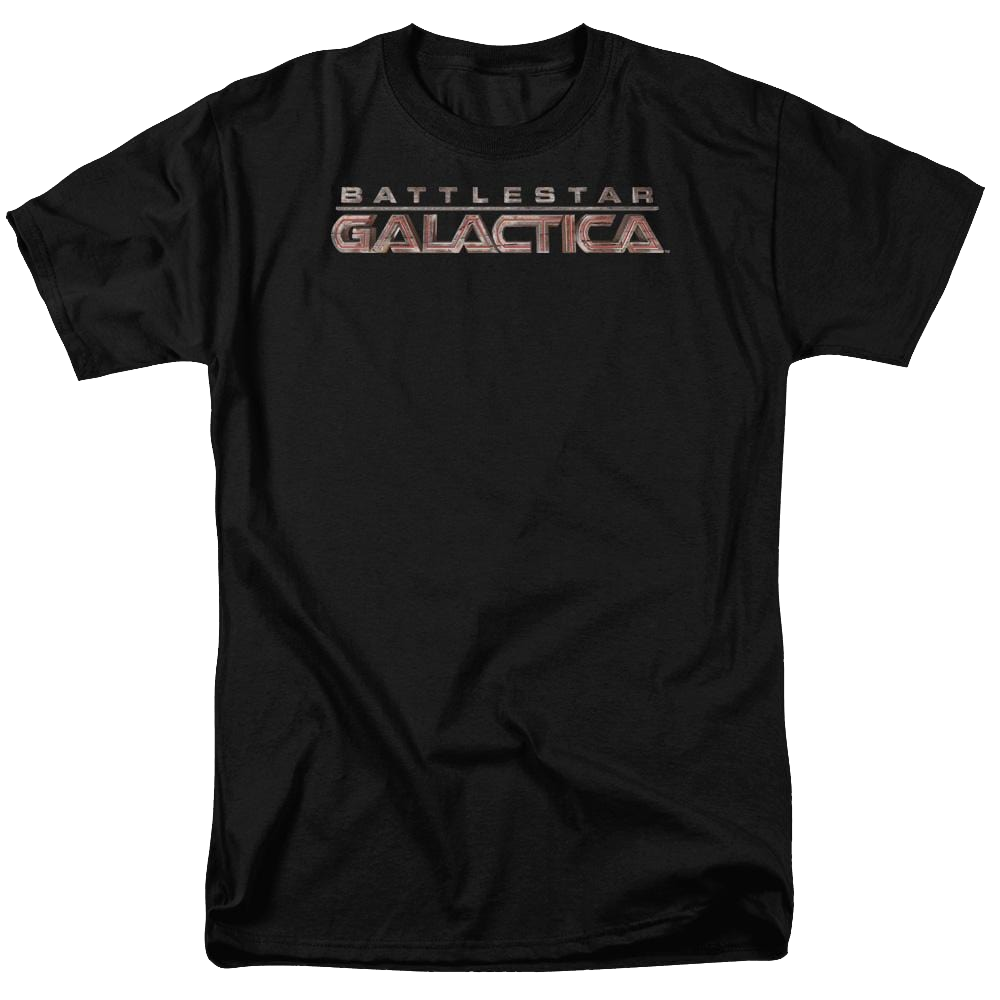 Battlestar Galactica Logo - Men's Regular Fit T-Shirt Men's Regular Fit T-Shirt Battlestar Galactica