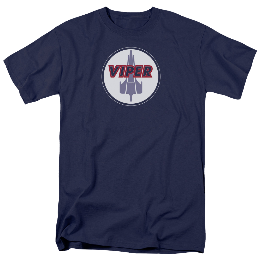 Battlestar Galactica Viper Badge - Men's Regular Fit T-Shirt Men's Regular Fit T-Shirt Battlestar Galactica