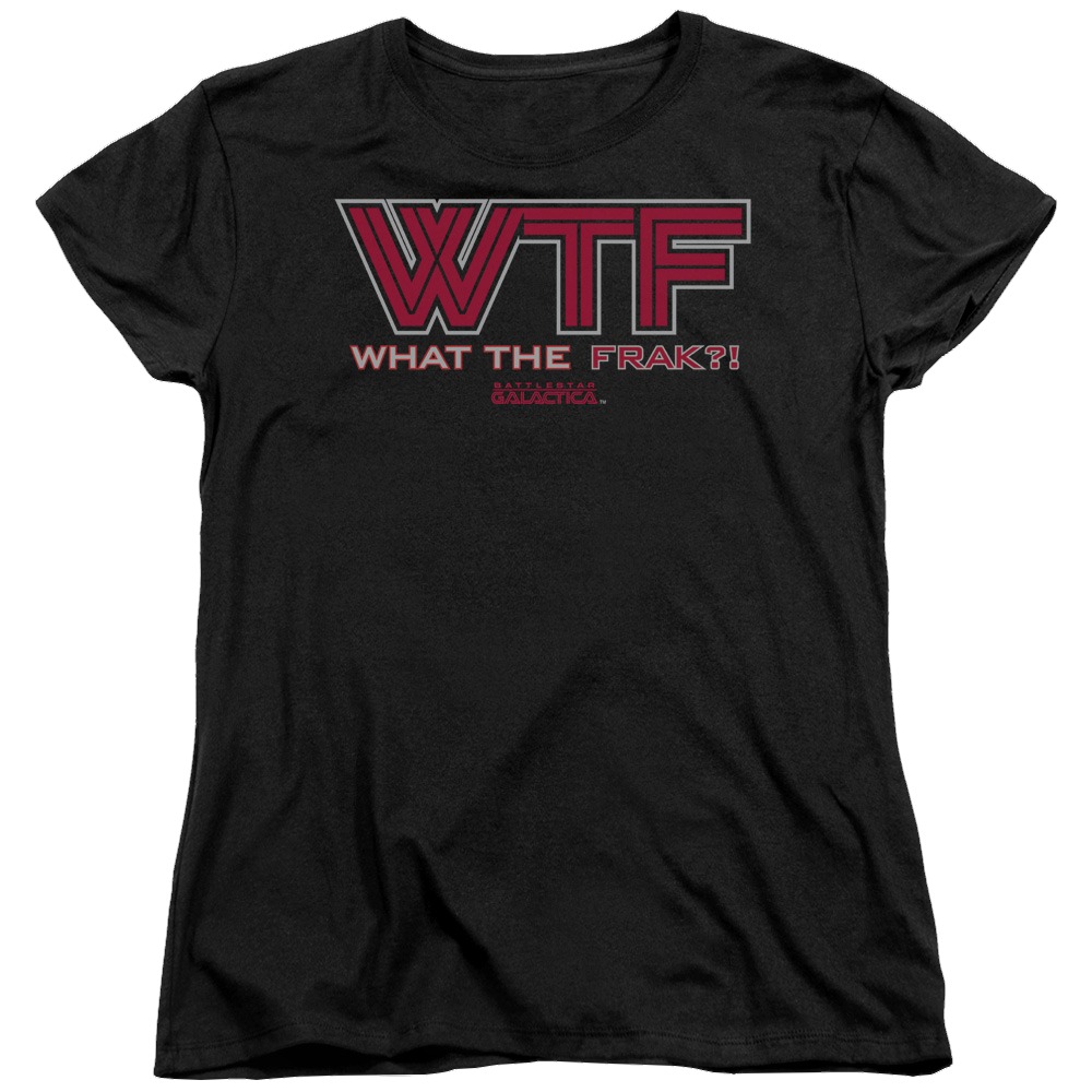 Battlestar Galactica Wtf - Women's T-Shirt Women's T-Shirt Battlestar Galactica