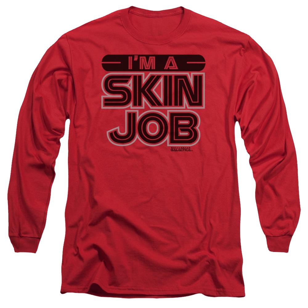 Battlestar Galactica Im A Skin Job - Men's Long Sleeve T-Shirt Men's Long Sleeve T-Shirt Battlestar Galactica